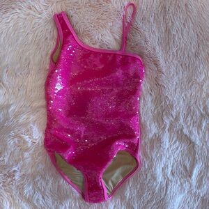 Shade Critters Hot Pink Sequin One Piece Swimsuit